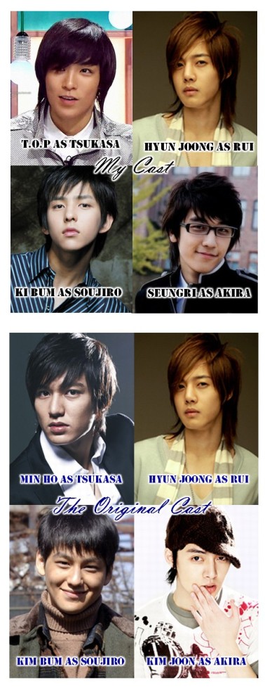 Comparison of My Cast versus the Original Korean Production Cast